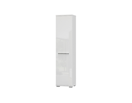 Dulap hol cu 1 usa PIANO WHITE 46x194x36cm alb lucios 