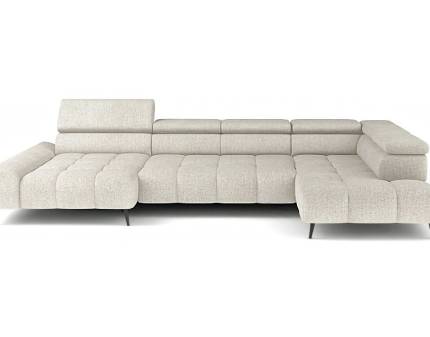 Coltar cu reglaj electric MAVEL XL cu tetiere reglabile, personalizabil 208x367x176cm