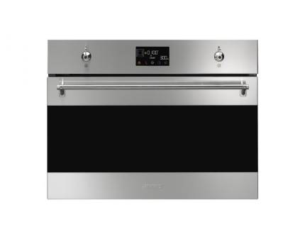 Cuptor cu microunde combi Smeg Compact Selezione 45 cm SF4400MCX1