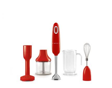 Blender manual cu accesorii Red Smeg HBF22RDEU