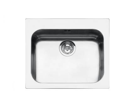 Chiuveta de bucatarie Smeg VS50P3, 50 cm latime, inox