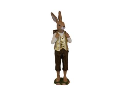 Figurina iepuras barbat cu cos in spate Varianta 1/2