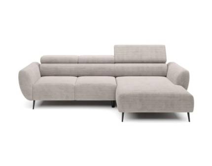 Coltar cu reglaj electric ALISSON S cu tetiere reglabile, personalizabil 277x174cm