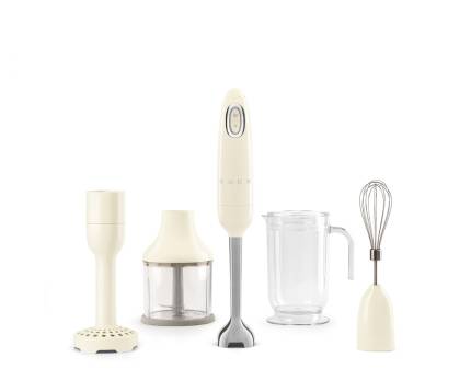 Blender manual cu accesorii Cream Smeg HBF22CREU